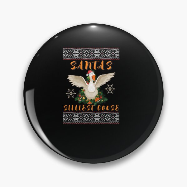 Item preview, Santa's silly goose christmas ugly sweater designed and sold by POPLIN ⭐ ⭐ ⭐ ⭐ ⭐.