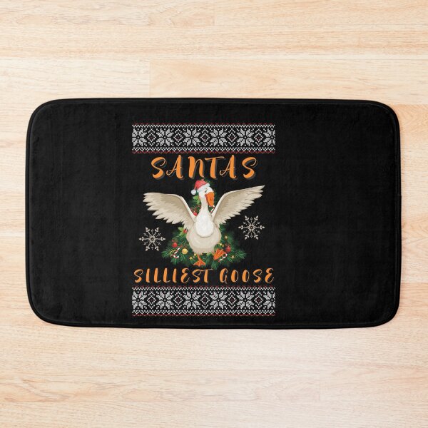 Item preview, Santa's silly goose christmas ugly sweater designed and sold by POPLIN ⭐ ⭐ ⭐ ⭐ ⭐.