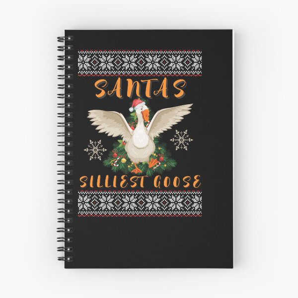 Item preview, Santa's silly goose christmas ugly sweater designed and sold by POPLIN ⭐ ⭐ ⭐ ⭐ ⭐.