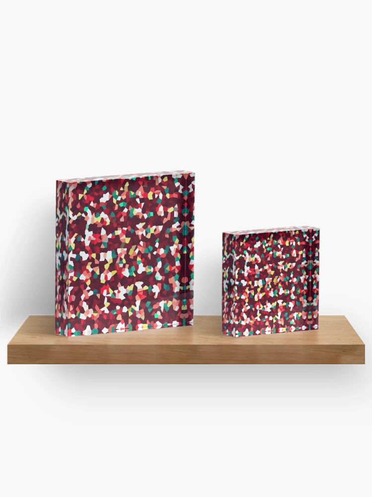 Thumbnail 3 of 5, Acrylic Block, Colorful pattern designed and sold by Work of art Shop.