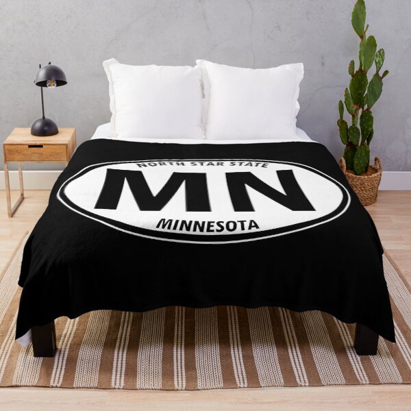 Item preview, Minnesota, MN, North Star State - State Abbreviation and Motto Oval Travel Bumper Sticker for your Car or Luggage.  designed and sold by BBTravels.