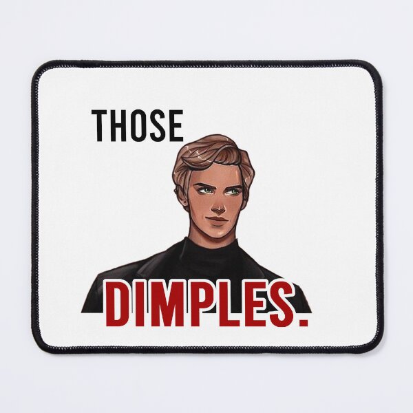 Item preview, Those dimples | Aaron Warner Shatter me series Tahereh Mafi designed and sold by maria-smile.