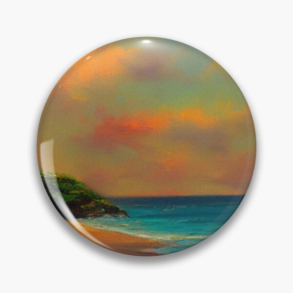 Item preview, Seaside Beach Scene Painting  designed and sold by BeaconMarketing.