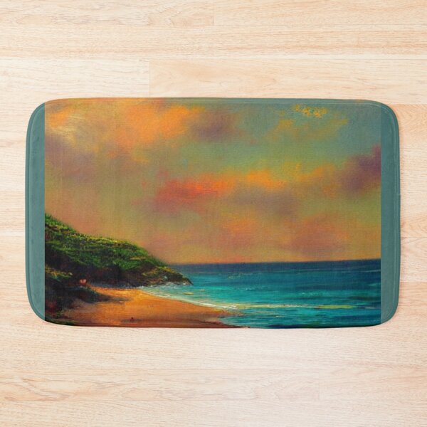 Item preview, Seaside Beach Scene Painting  designed and sold by BeaconMarketing.