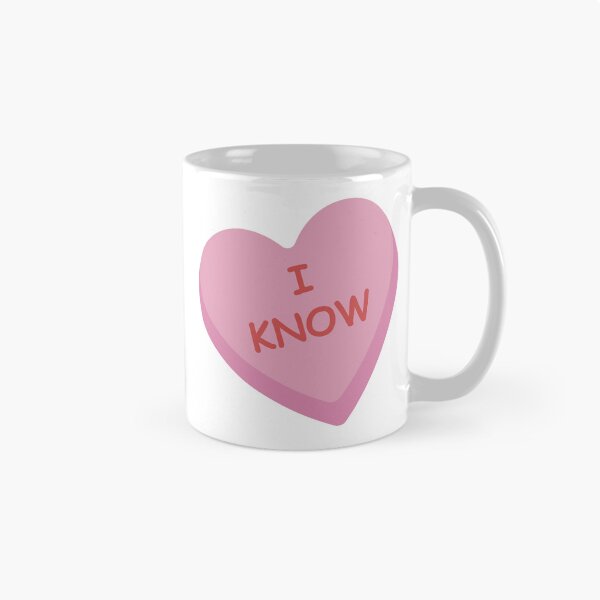 Item preview, "I Know" Pink Candy Heart designed and sold by burlybot.