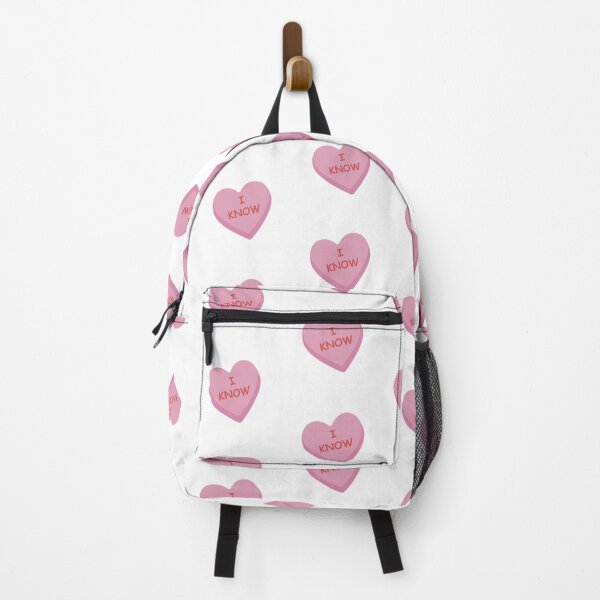 Item preview, "I Know" Pink Candy Heart designed and sold by burlybot.