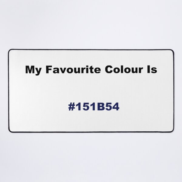 Item preview, My Favourite Colour Is #151B54 designed and sold by kiippers.