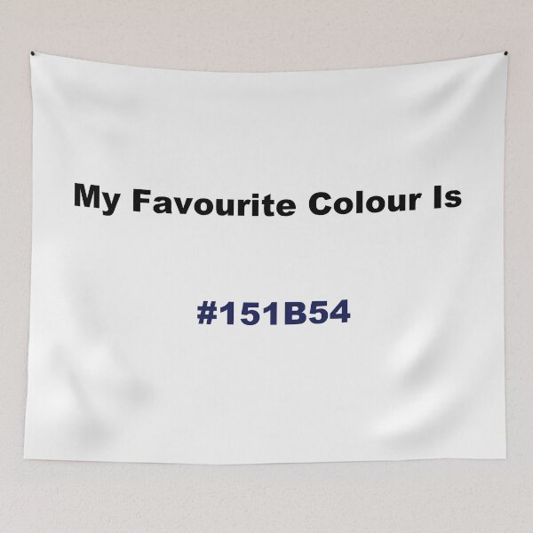 Item preview, My Favourite Colour Is #151B54 designed and sold by kiippers.