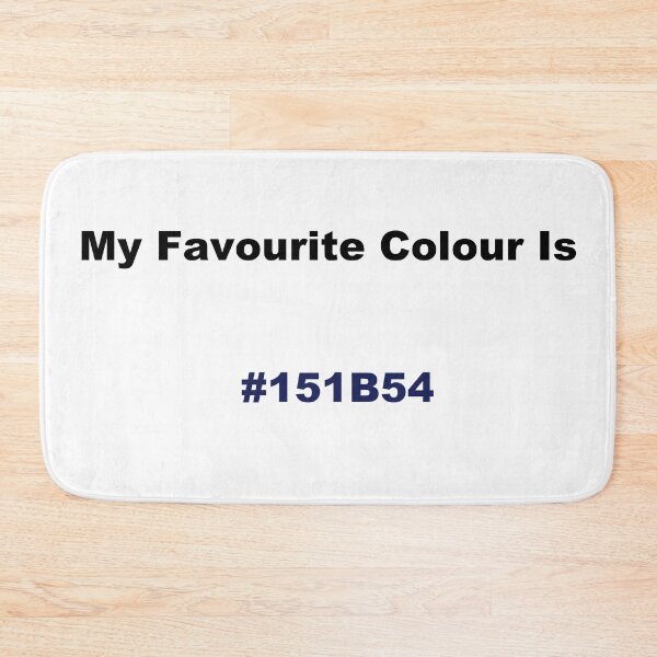 Item preview, My Favourite Colour Is #151B54 designed and sold by kiippers.