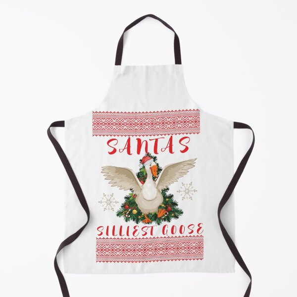 Item preview, santa's silliest goose christmas ugly sweater designed and sold by POPLIN ⭐ ⭐ ⭐ ⭐ ⭐.