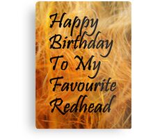 Happy birthday to a redhead