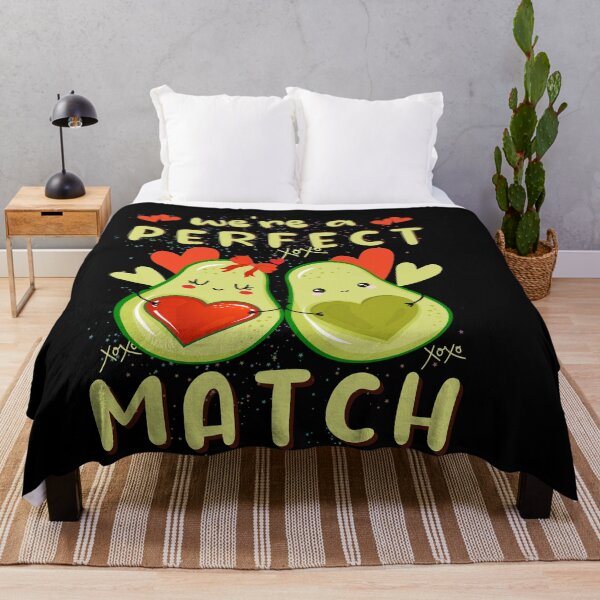 Item preview, We're a Perfect Match Avocado Funny Valentine's Day Couples designed and sold by POPLIN ⭐ ⭐ ⭐ ⭐ ⭐.