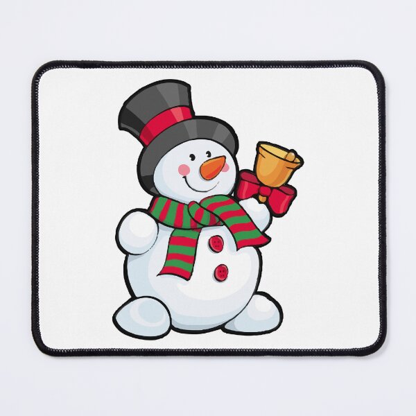 Item preview, Snowman With Bell designed and sold by RevivalGraphic.