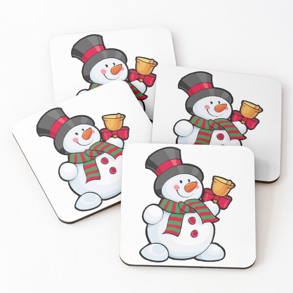 Item preview, Snowman With Bell designed and sold by RevivalGraphic.