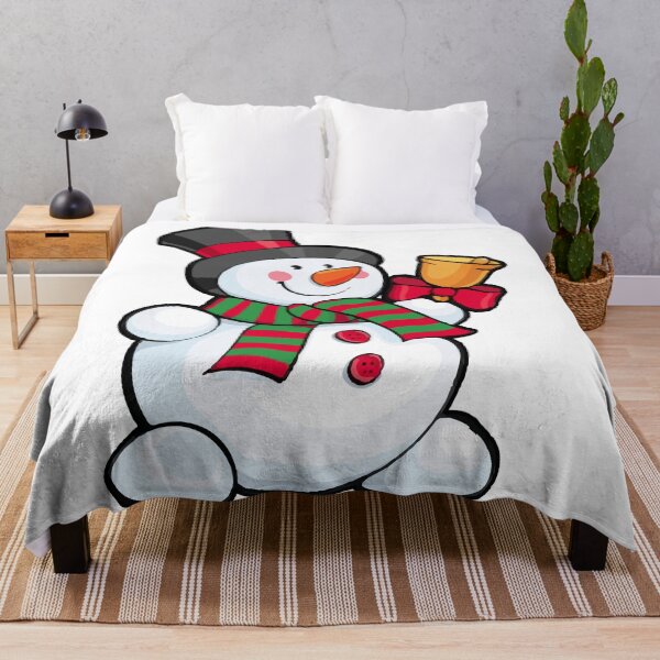 Item preview, Snowman With Bell designed and sold by RevivalGraphic.
