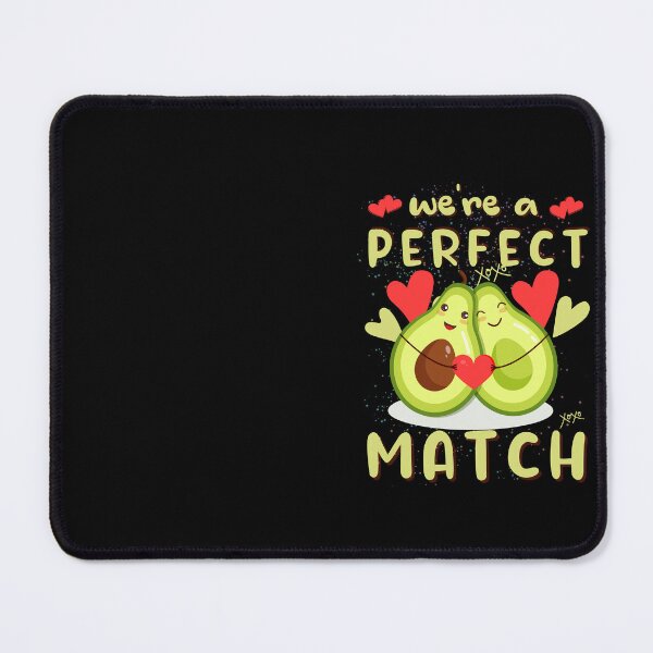 Item preview,  We're a Perfect Match Avocado Funny Valentine's Day Couples designed and sold by POPLIN ⭐ ⭐ ⭐ ⭐ ⭐.