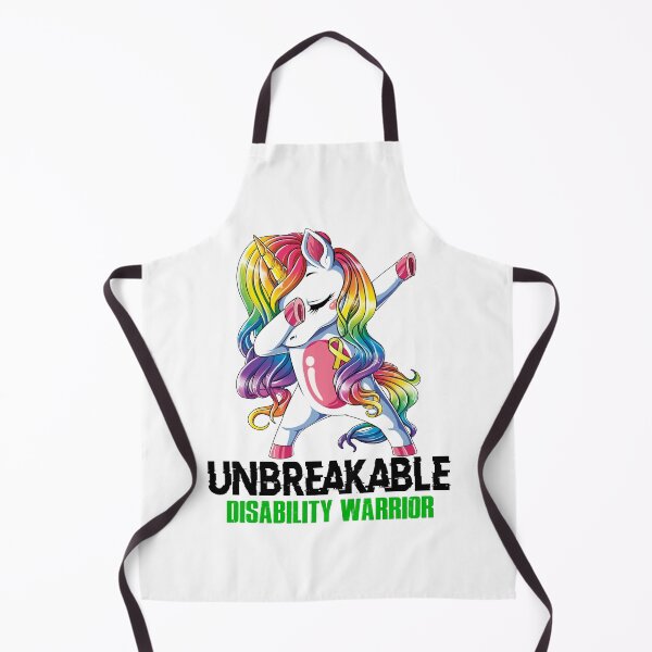 Item preview, Disability Awareness - Unicorn Disability Warrior Ribbon UNBREAKABLE designed and sold by Fernandezf.