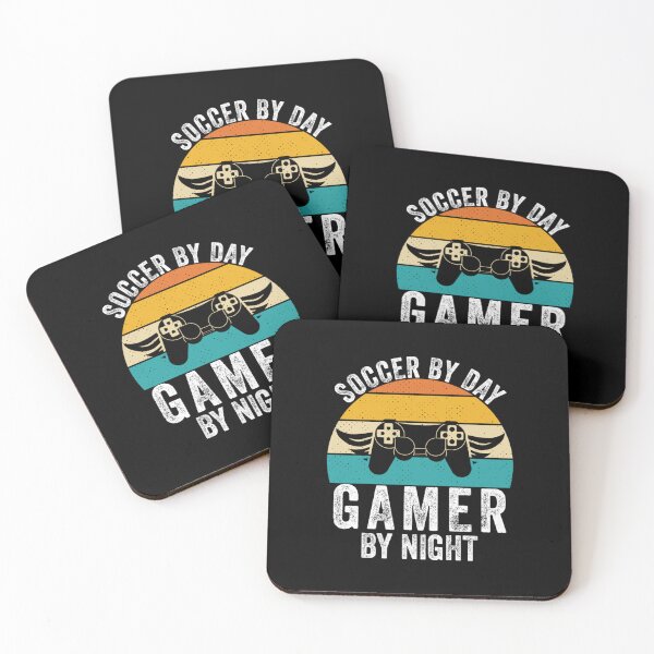 Item preview, Funny Soccer By Day Gamer By Night for soccer player & Gamer designed and sold by Celtec Designer ⭐⭐⭐⭐⭐.
