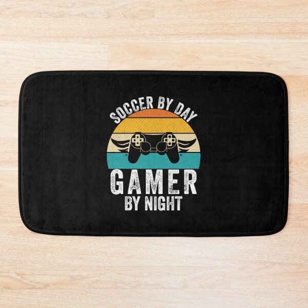 Item preview, Funny Soccer By Day Gamer By Night for soccer player & Gamer designed and sold by Celtec Designer ⭐⭐⭐⭐⭐.