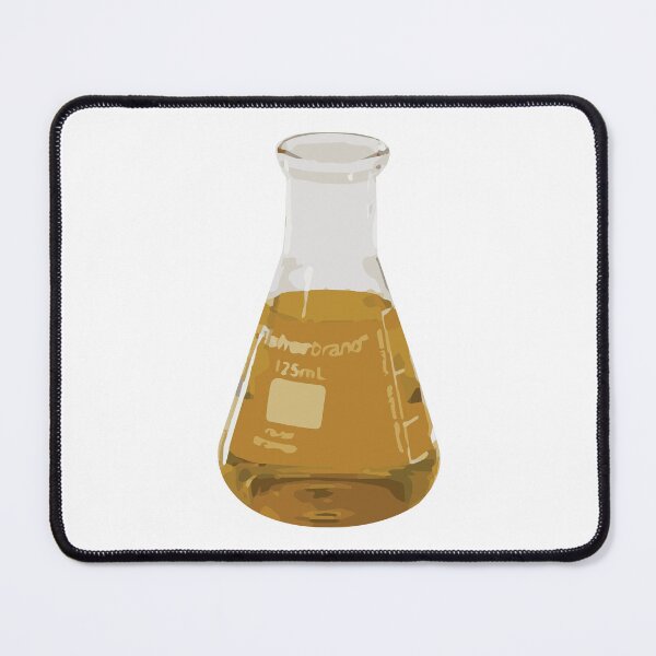 Item preview, Erlenmeyer Flask - Orange designed and sold by Synteny.