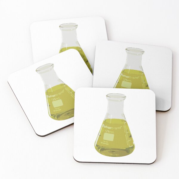 Item preview, Erlenmeyer Flask - Yellow designed and sold by Synteny.
