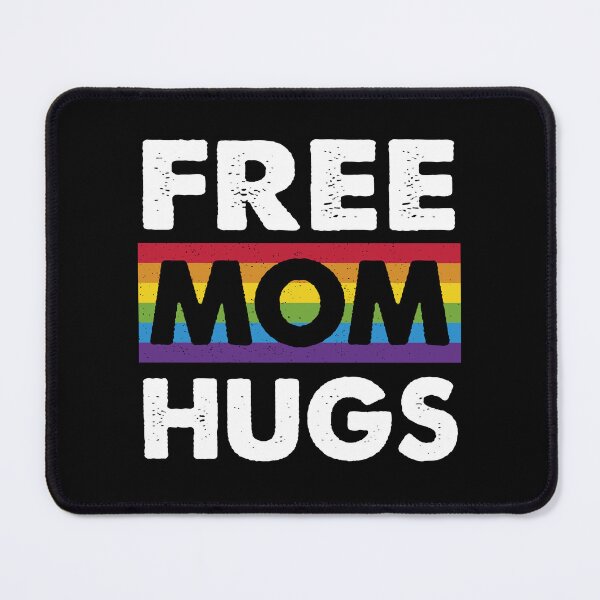 Item preview, Free Mom Hugs LGBT Ally LGBTQ+ Pride designed and sold by Queer Pride Shop.