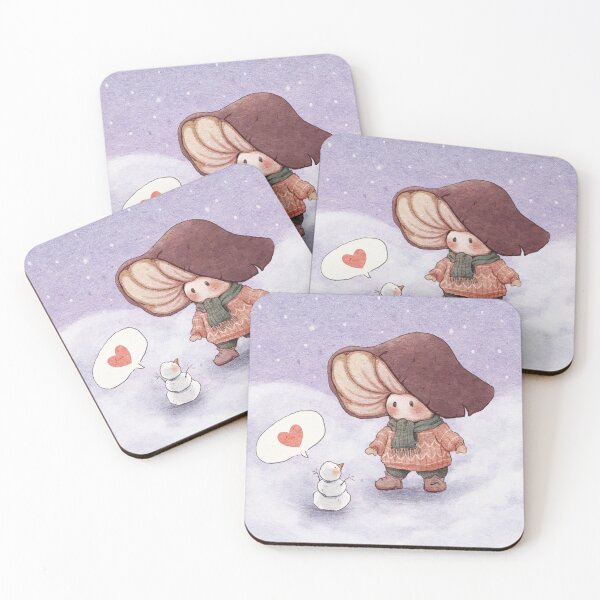 Item preview, Mushroom Winter Walk  designed and sold by Fairydrop.