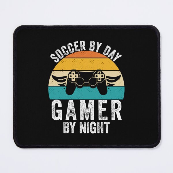 Item preview, Funny Soccer By Day Gamer By Night for soccer player & Gamer designed and sold by Celtec Designer ⭐⭐⭐⭐⭐.