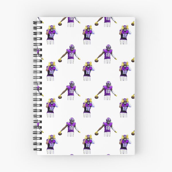 Item preview, Justin Jefferson Griddy Dance Print - White Background designed and sold by U-Imaginations.