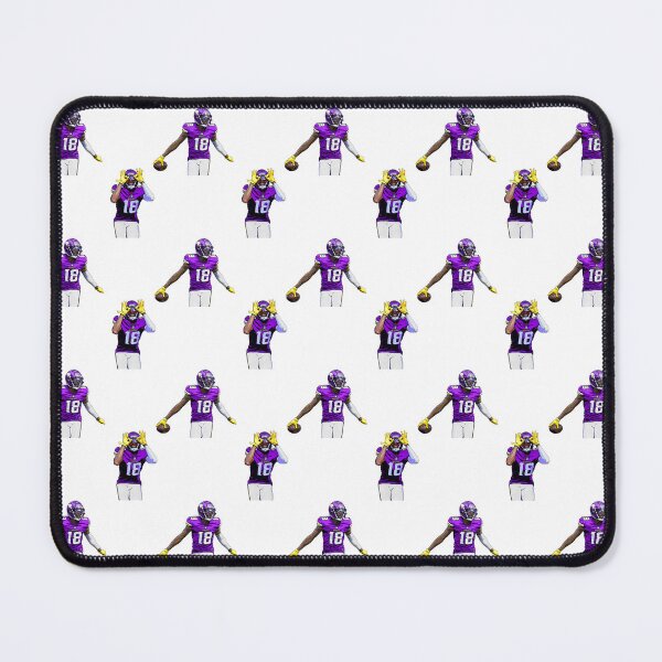 Item preview, Justin Jefferson Griddy Dance Print - White Background designed and sold by U-Imaginations.