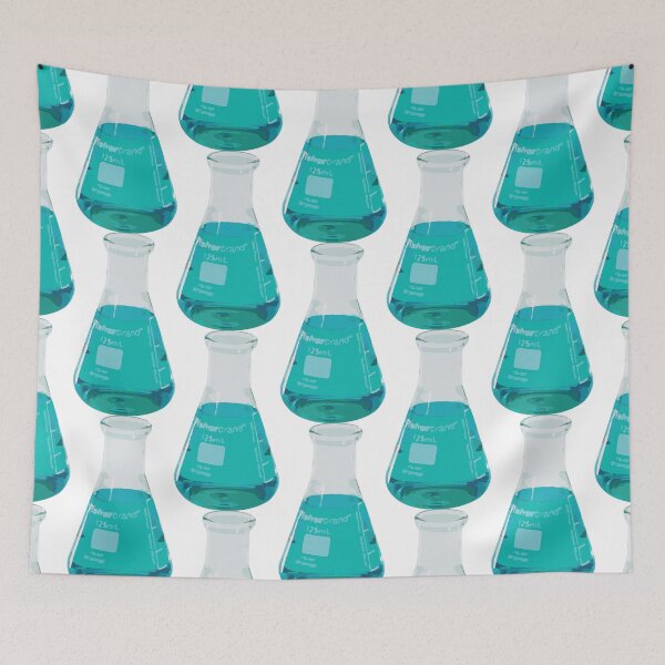 Item preview, Erlenmeyer Flask - Teal designed and sold by Synteny.