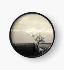 afternoon goats black and white Uhr