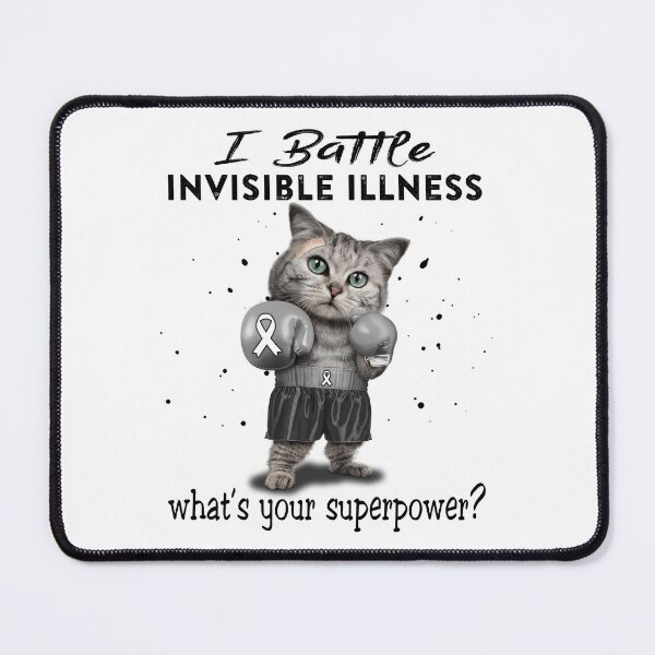 Item preview, Invisible Illness Warrior - I Battle Invisible Illness What Is Your Superpower? designed and sold by Jennpak.