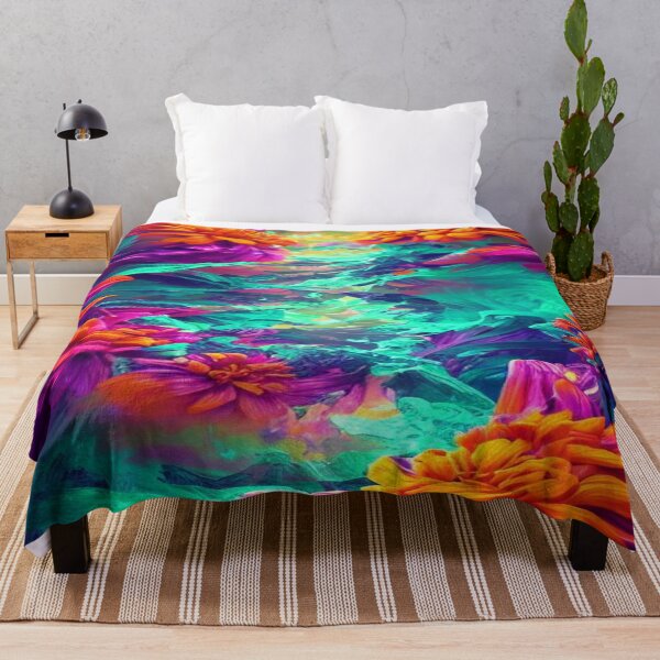 Item preview, Abstract fantasy River in Vivid Color designed and sold by calibrit.