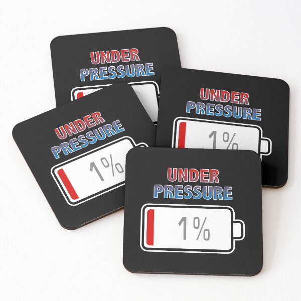 Item preview, Under Pressure with Battery at 1% designed and sold by Moodific.