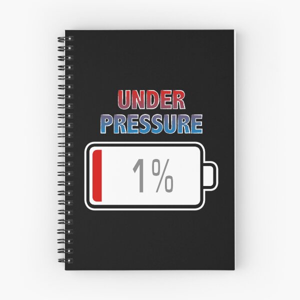Item preview, Under Pressure with Battery at 1% designed and sold by Moodific.