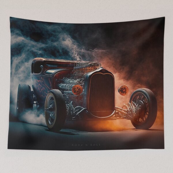Item preview, Hot Rod Burnout #27, a perfect gift for all American Muscle Car fans designed and sold by RodZnRoll.