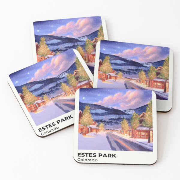 Item preview, Estes Park, Colorado landscape painting framed designed and sold by InvestingRoad.