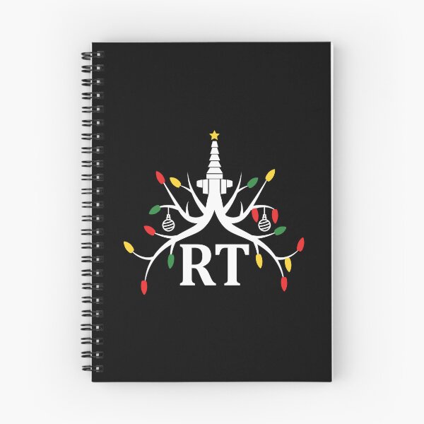 Item preview, RT Christmas, Lung and Christmas Light, O2 Xmas Tree, terapeuta respiratorio, fondo negro designed and sold by BearAndCat.