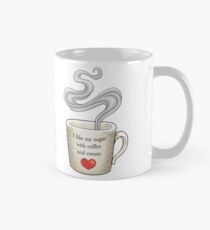 Taza Me gusta mi azúcar con café y crema