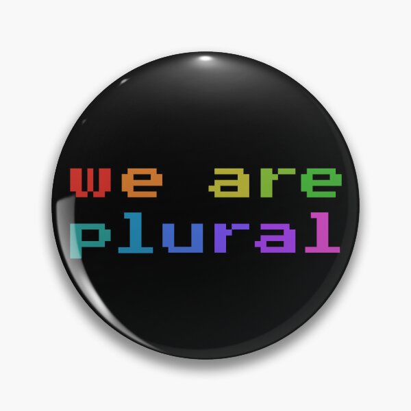 Item preview, We Are Plural (Retro Pixel Rainbow) designed and sold by Collective Tey.