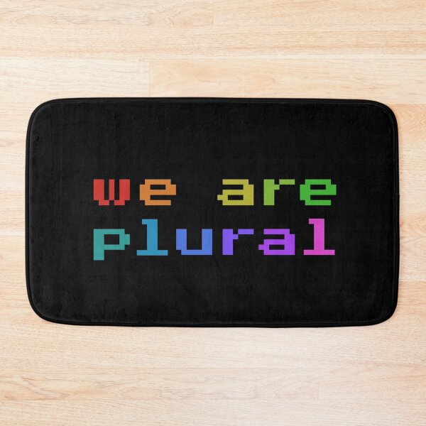 Item preview, We Are Plural (Retro Pixel Rainbow) designed and sold by Collective Tey.