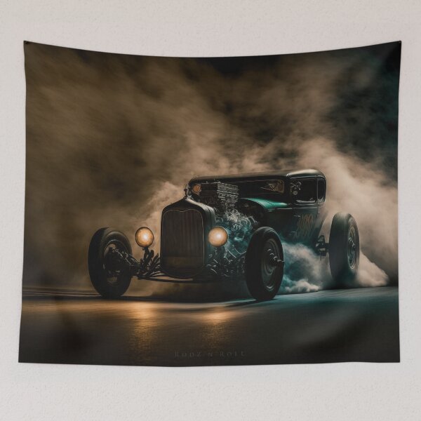 Item preview, Hot Rod Burnout #28, a perfect gift for all American Muscle Car fans designed and sold by RodZnRoll.