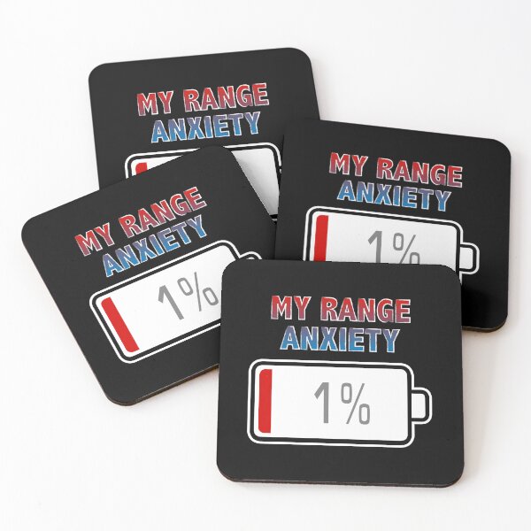 Item preview, My Range Anxiety with Battery at 1% designed and sold by Moodific.