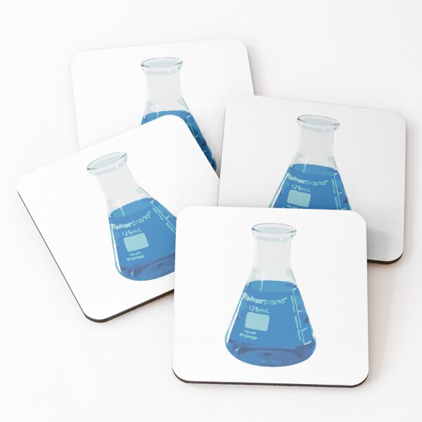 Item preview, Erlenmeyer Flask - Blue designed and sold by Synteny.