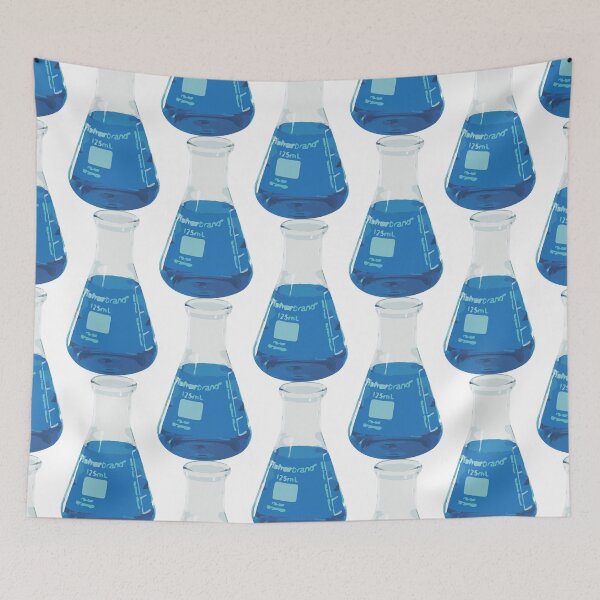 Item preview, Erlenmeyer Flask - Blue designed and sold by Synteny.