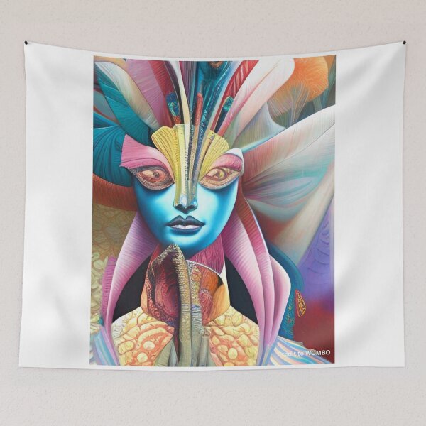 Item preview, Fantasy, young woman portrait fine art. Colorful, abstract wall art as prints, on canvas, or large posters. Wall art decor for your home. designed and sold by JoelsCorner.