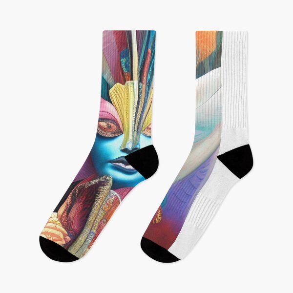 Item preview, Fantasy, young woman portrait fine art. Colorful, abstract wall art as prints, on canvas, or large posters. Wall art decor for your home. designed and sold by JoelsCorner.