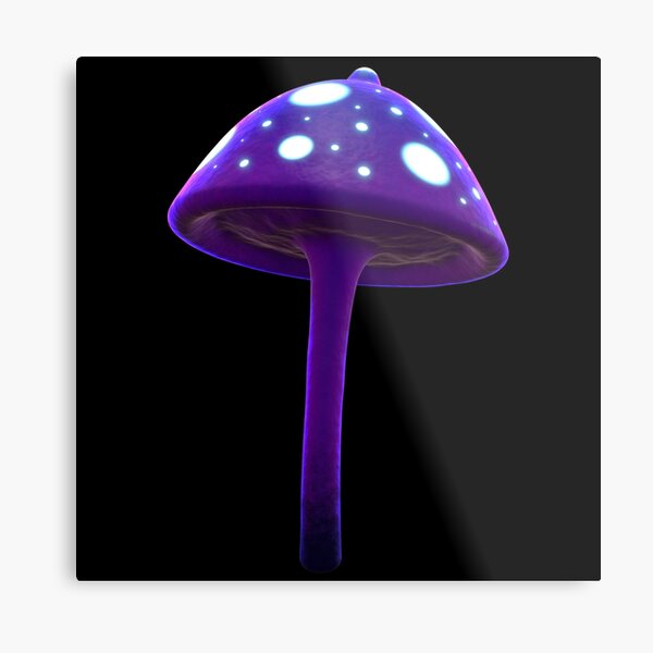 Holographic Mushroom Ashtray  Blue & Purple Glitter – Wild Violet Made