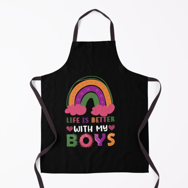 Item preview, life is better with my boys, mom of boys designed and sold by POPLIN ⭐ ⭐ ⭐ ⭐ ⭐.